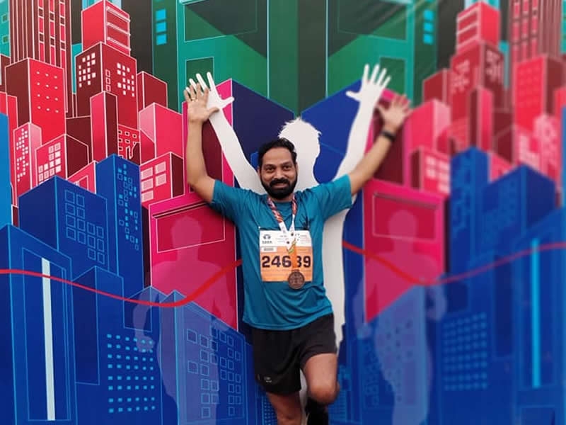 Successfully completed Half Marathon at Tata Mumbai Marathon
